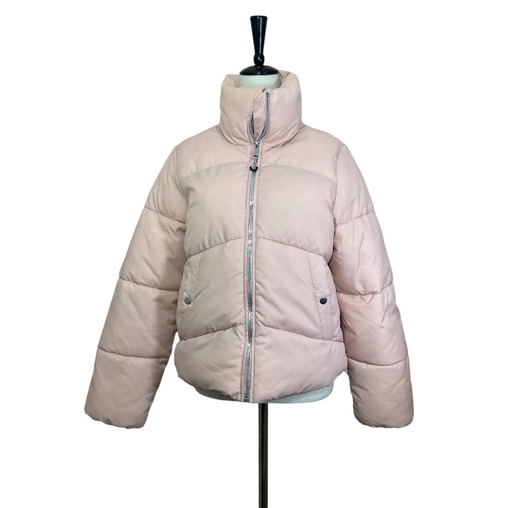 Maralyn & Me Juniors' Cropped Puffer Coat  Size: Large